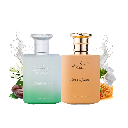 Bundle Taskeen Lactea and Taskeen Caramel Cascade