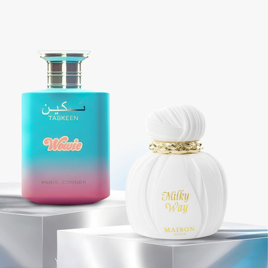 milky way and taskeen wowie bundle perfume