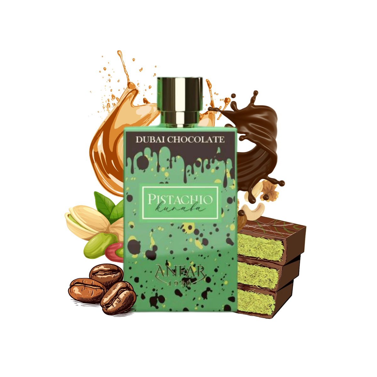 Dubai Chocolate - Pistachio Kunafa for Men and Women