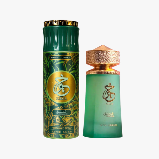 Bundle Khair Pistachio Edp and Deo
