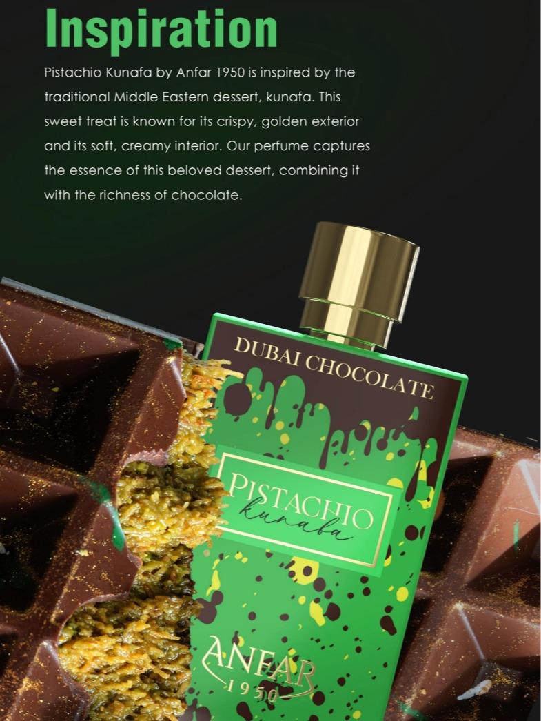 Dubai Chocolate - Pistachio Kunafa for Men and Women