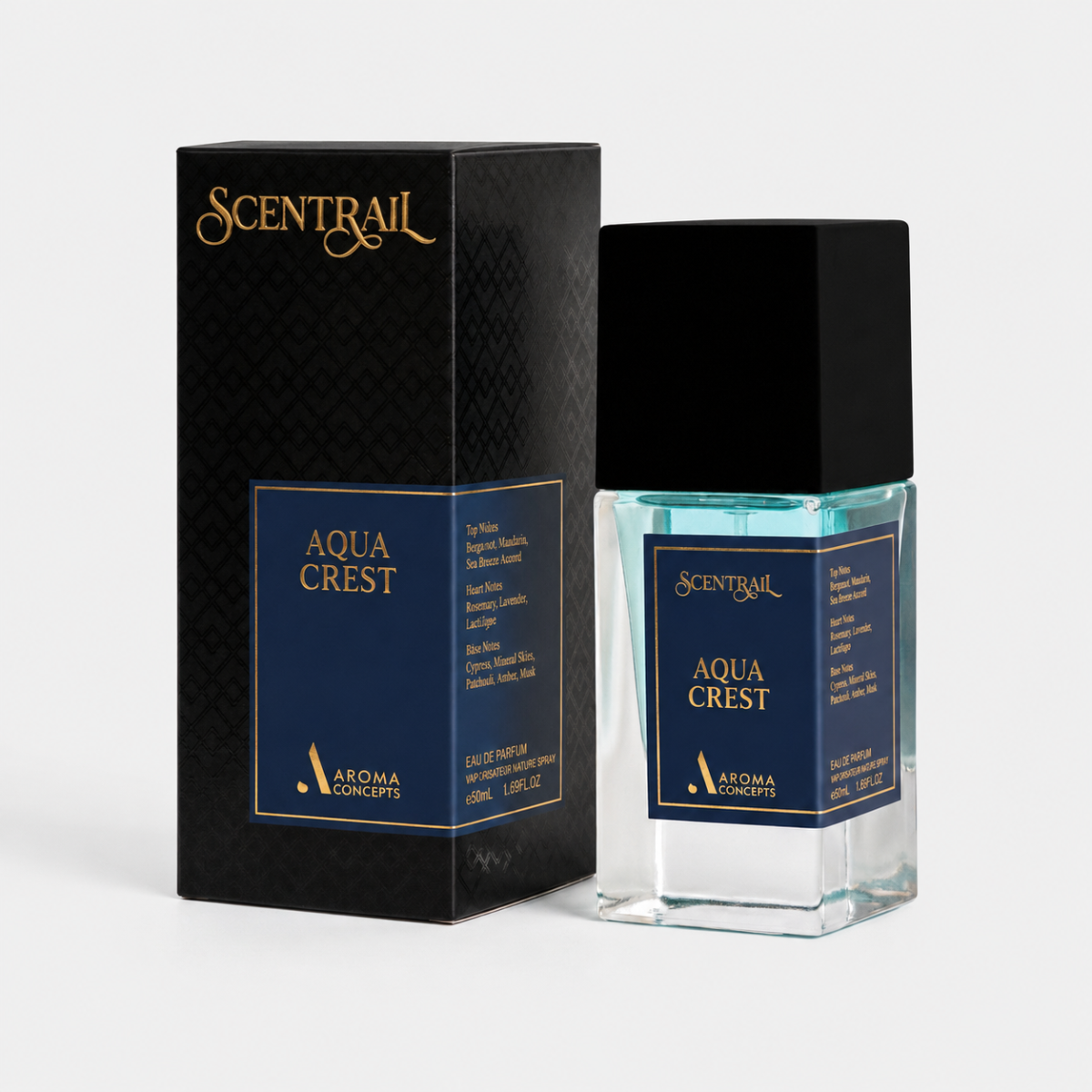perfume set scentrail - aqua crest.