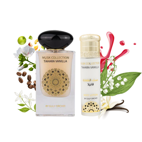 香水(ユニセックス) Musk Collection Tahara Vanilla Set Buy Tahara Vanilla body lotion and musk collection EDP – Aroma