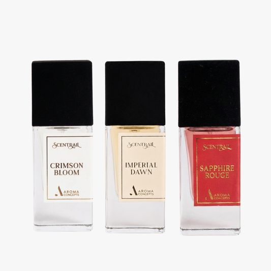 Bundle Crimson Bloom, Imperial Dawn and Sapphire Rouge
