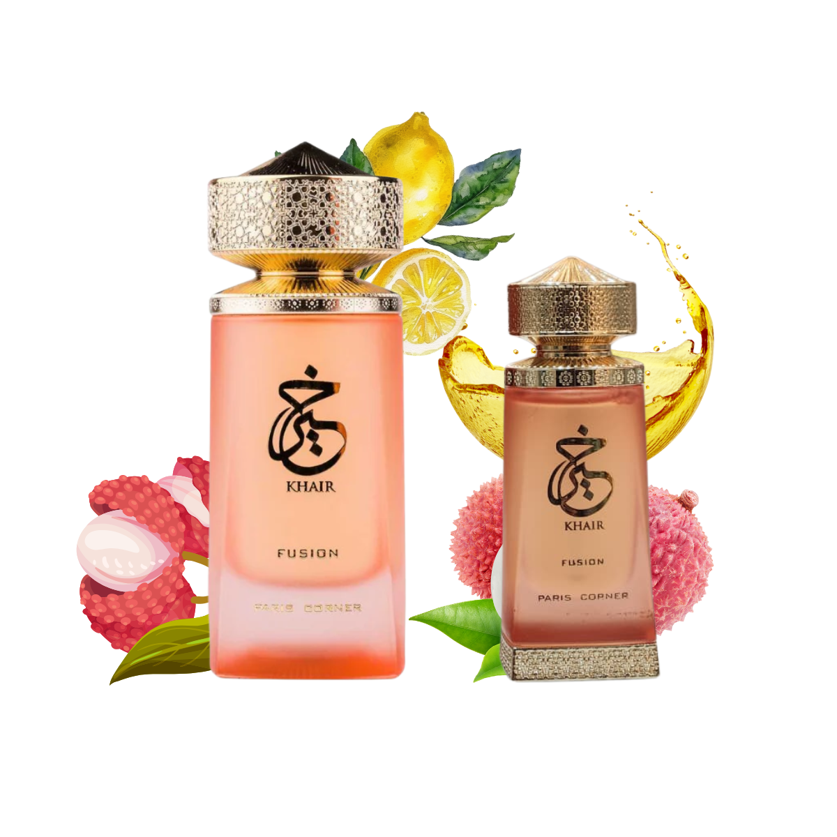 Bundle Khair Fusion Lychee Oil & Perfume EDP