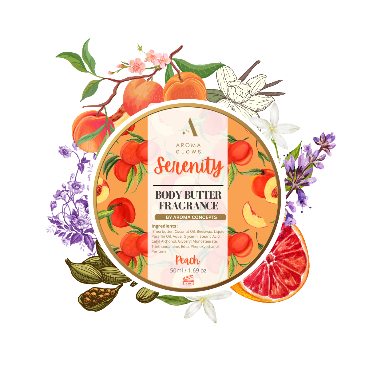 Serenity Peach - Aroma Glow Body Butter