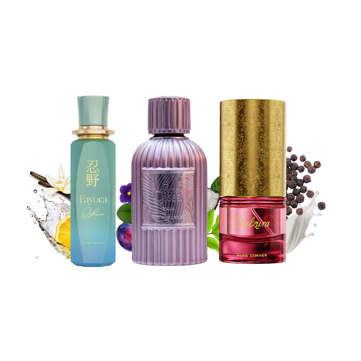 bundle of 3 perfume set