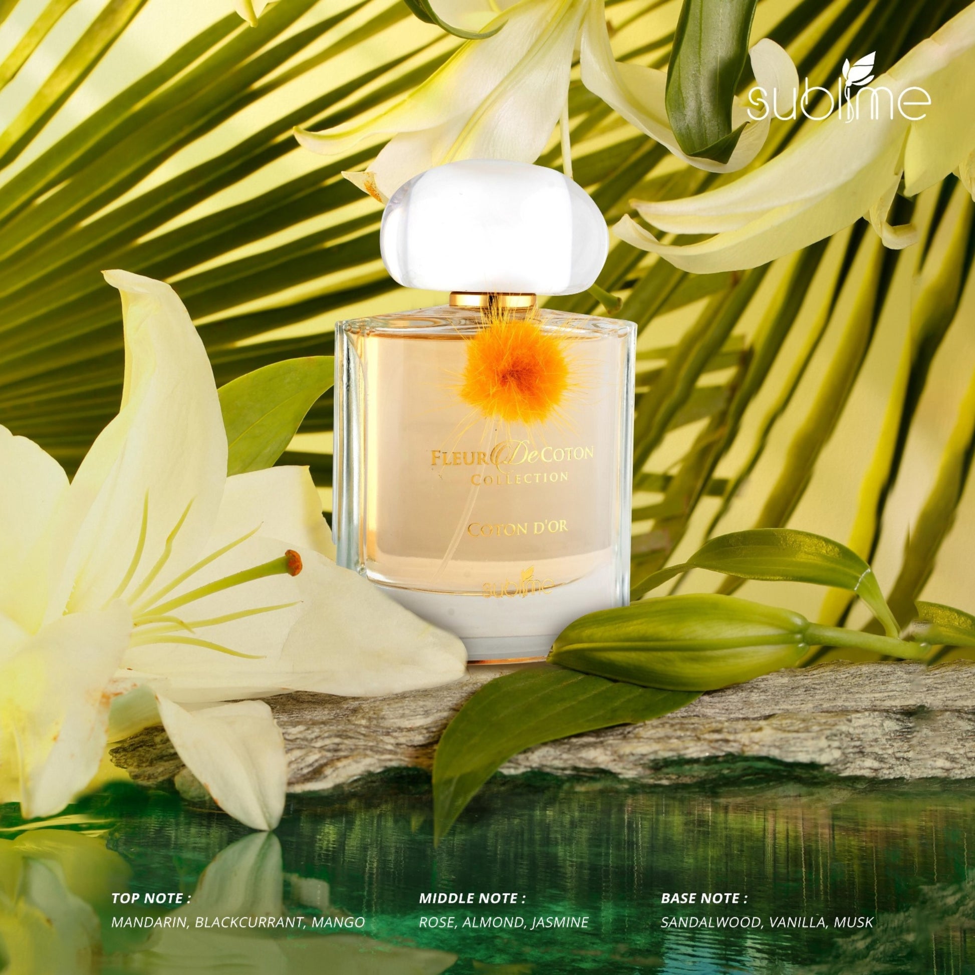 lavender and cotton flower perfume Cotton D'or Fleur De Cotton