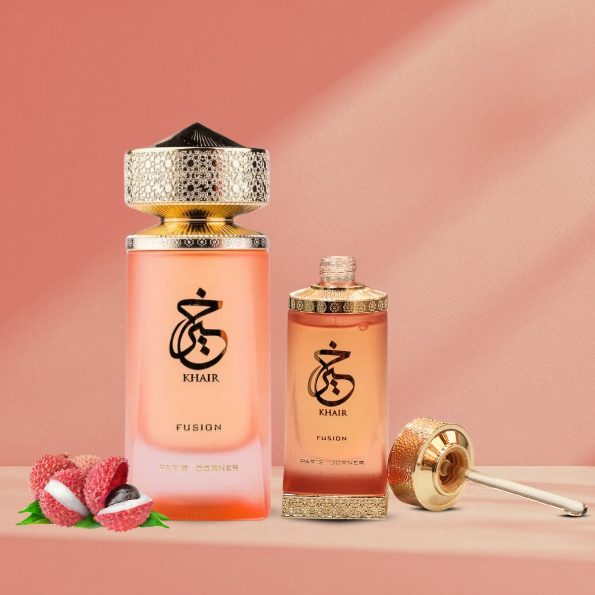 Bundle Khair Fusion Lychee Oil & Perfume EDP