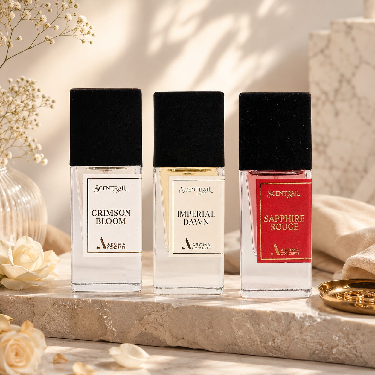 perfume set of scentrail perfumes