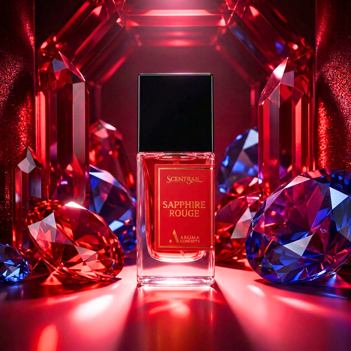 perfume set of scentrail perfumes sapphire rouge