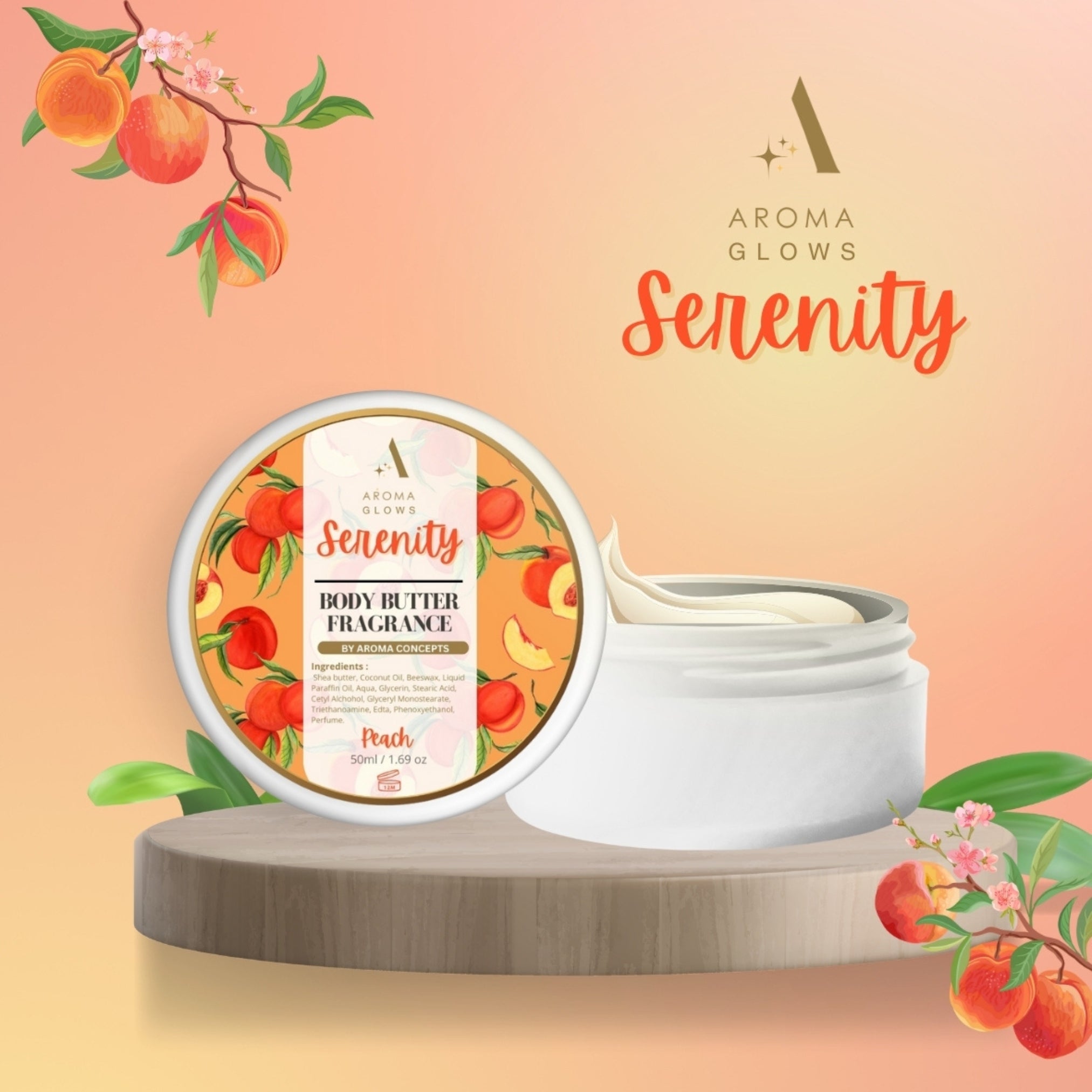 Serenity Peach - Aroma Glow Body Butter