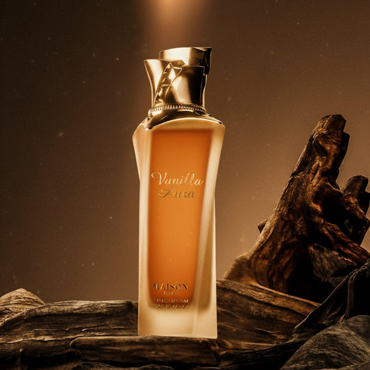 Vanilla aura and december amber unisex perfume bundle