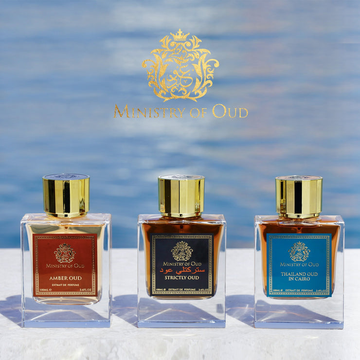 set of three perfumes