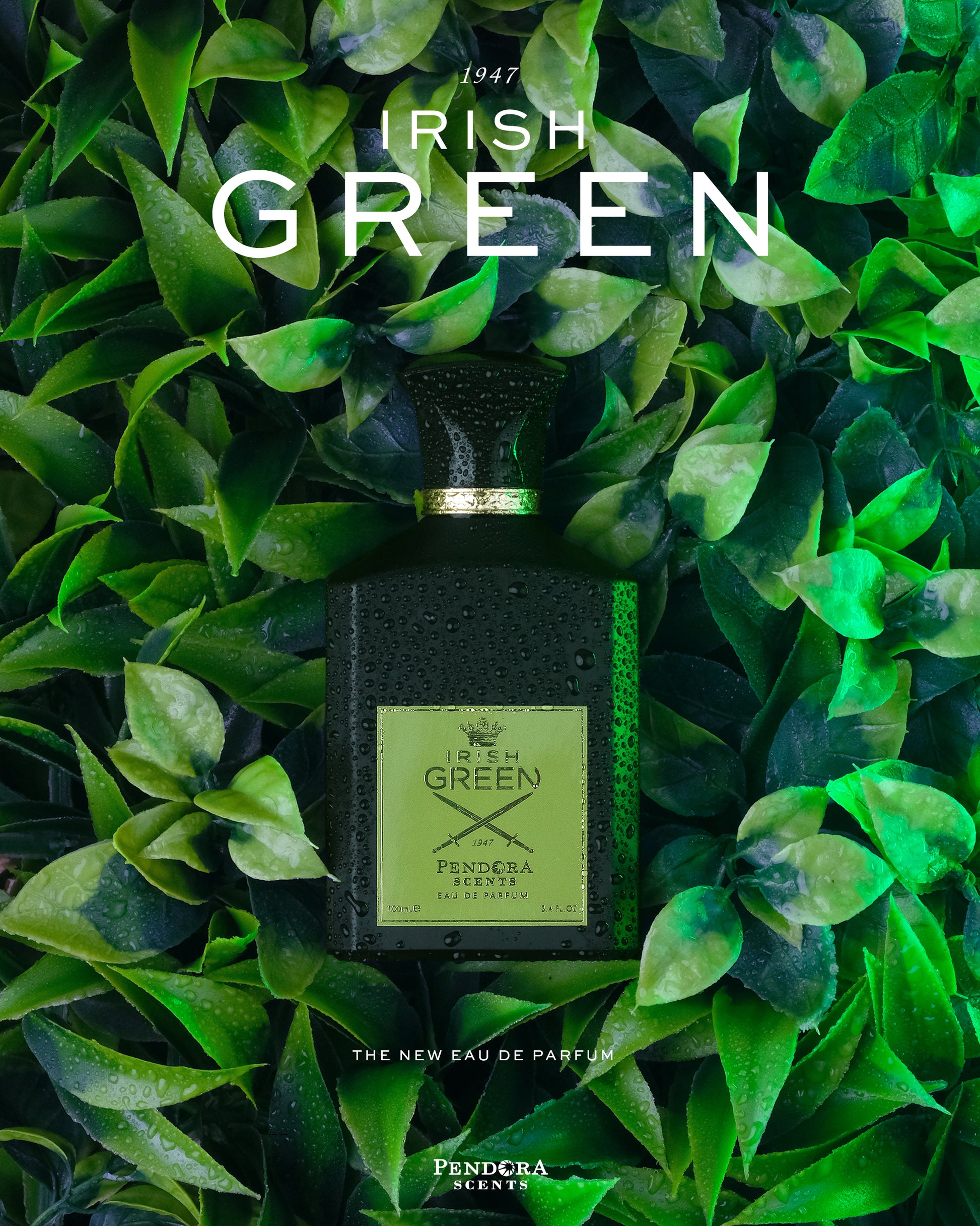 IRISH GREEN PENDORA - fresh sandalwood perfume for men