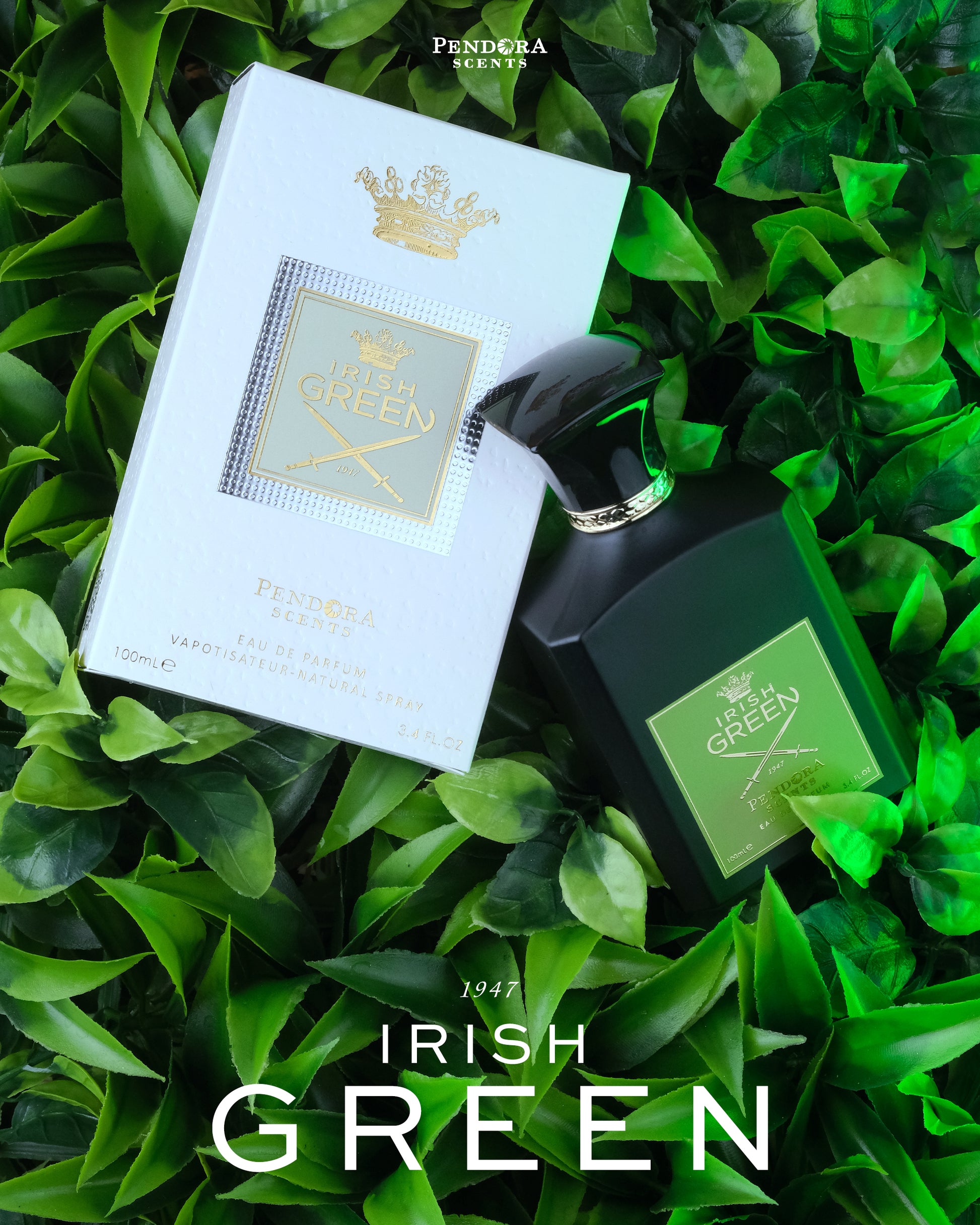 IRISH GREEN PENDORA - fresh sandalwood perfume for men
